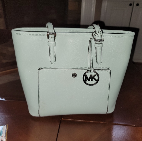 Michael Kors Handbags -  Jet Set Pocket Tote (Mint)